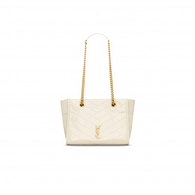 YSL NIKI SMALL SHOPPING IN VINTAGE LEATHER 8726800EN079207 (25*19*10cm)